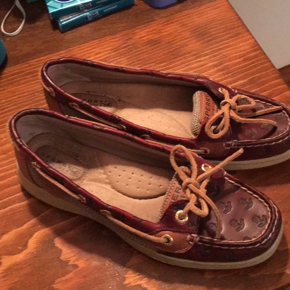 Women’s Anchor printed Sperry top siders - Picture 2 of 4